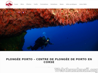 plongeeporto.com website preview