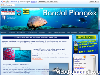 bandol-plongee.com website preview