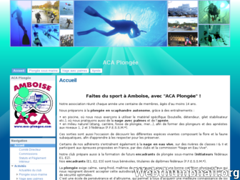 aca-plongee.com website preview