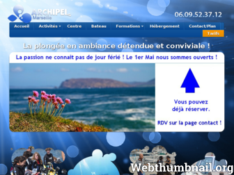 plongee-marseille.com website preview