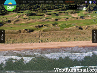 golfsaintjeandemonts.fr website preview