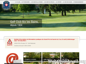 golf-aixlesbains.com website preview