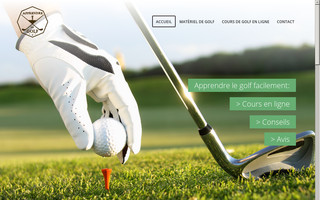 apprendre-le-golf.com website preview