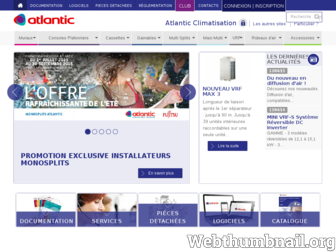 atlantic-climatisation.fr website preview