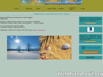 huc-climatisation.fr website preview