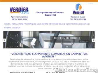 verdier-froid-equipement-climatisation.fr website preview