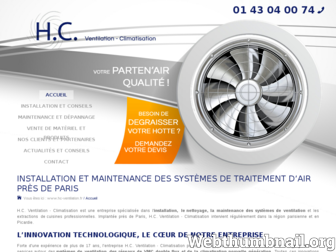 hc-ventilation.fr website preview