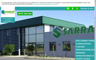 sarrat-sfei.fr website preview