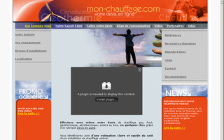 mon-chauffage.com website preview