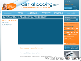 clim-shopping.com website preview