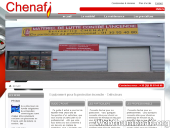 extincteur-chenafi.com website preview