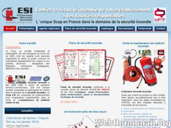 extincteur-securite-incendie.com website preview