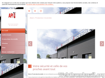 abers-protection-incendie.fr website preview