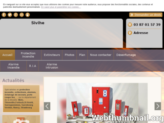 protection-incendie-sivihe.fr website preview
