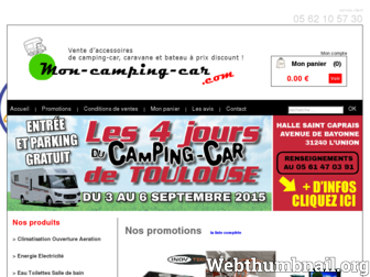 mon-camping-car.com website preview