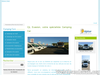 cjlevasion.fr website preview