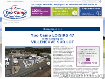 loisirs-47.ypocamp.fr website preview