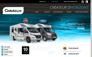 chausson-camping-cars.fr website preview