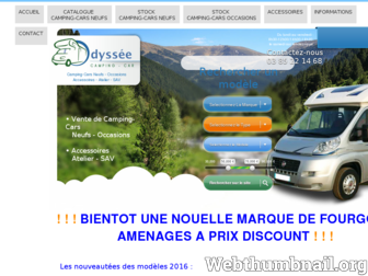 odyssee-camping-car.fr website preview