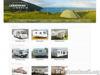 caravaning-limousin.com website preview