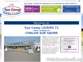 loisirs-71.ypocamp.fr website preview