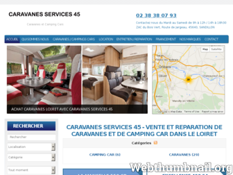 caravanes-services-45.com website preview