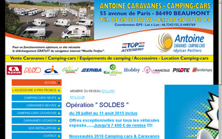 antoine-caravanes.fr website preview