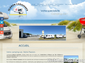 oleron-caravanes.com website preview