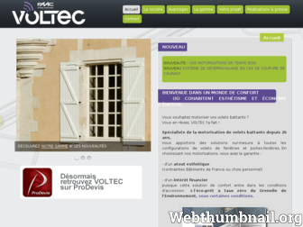 voltec.fr website preview