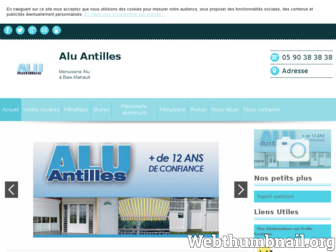 alu-antilles-menuiserie.fr website preview