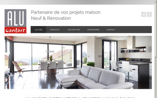 aluconfort.fr website preview