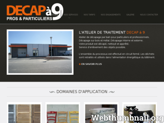 decapa9.com website preview