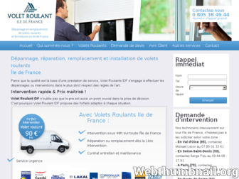 volets-roulants-ile-de-france.fr website preview