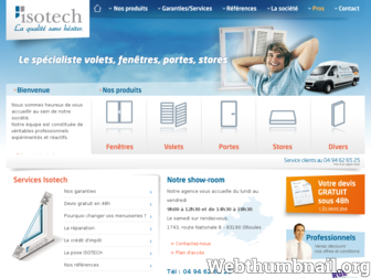 isotech-fenetres.com website preview