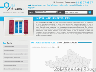 installateur-volet.quali-artisans.fr website preview
