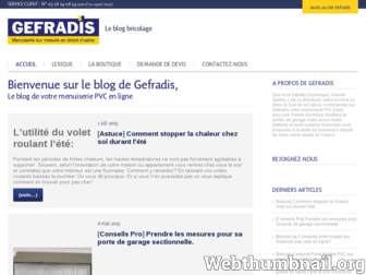 blog.gefradis.fr website preview