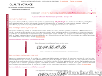 voyance-au-telephone.fr website preview