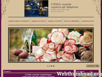 cyriele-voyance-telephone.com website preview