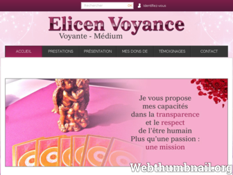 elicen-voyance.fr website preview