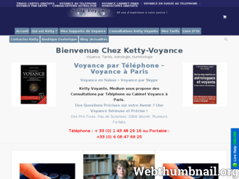 ketty-voyance.com website preview