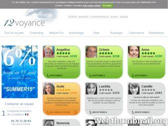 12-voyance.fr website preview