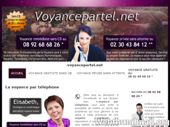 voyancepartel.net website preview