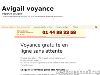 avigail-voyance.com website preview