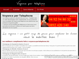 voyance-partelephone.biz website preview