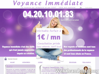 voyance-immediate.fr website preview