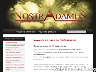 monsieur-nostradamus.com website preview
