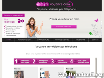 voyanceserieusetelephone.com website preview