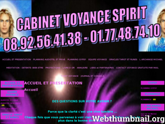voyance-spirit.e-monsite.com website preview