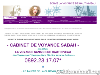 sabah-voyance.fr website preview