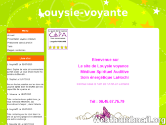louysievoyance.com website preview